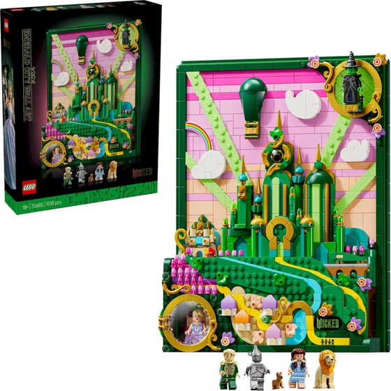 LEGO® Wicked Emerald City Wall Art (75685) image 2