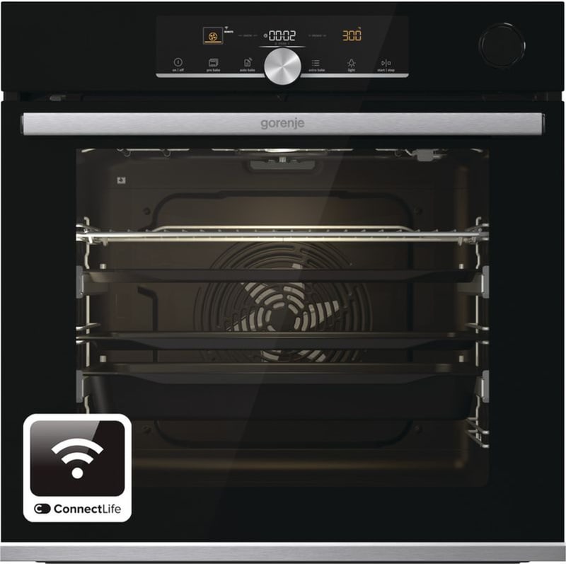 GORENJE GORENJE BPSAX6747A08BGWI 77 Lt Μαύρο Εντοιχιζόμενος Φούρνος Άνω Πάγκου