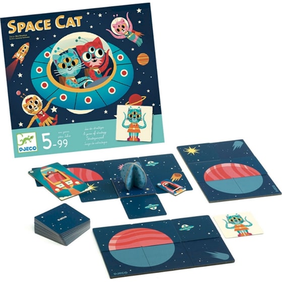 Djeco Επιτραπέζιο Παιχνίδι Δεξιοτήτων 'space Cat' image 1