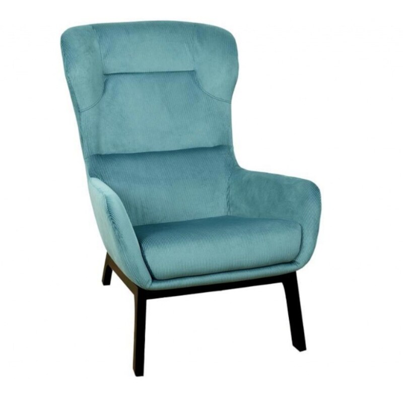 Πολυθρόνα Aria Trade από Βελούδο - Πετρόλ