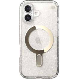 Θήκη Apple iPhone 16 - Speck Presidio Lux - Clear/Gold Glitter