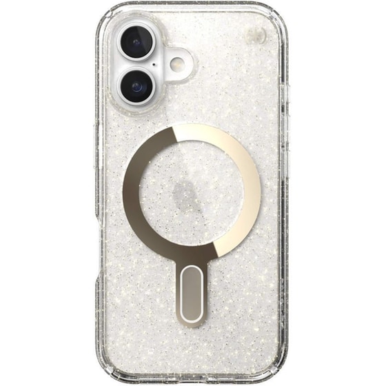 Θήκη Apple iPhone 16 - Speck Presidio Lux - Clear/Gold Glitter image 0