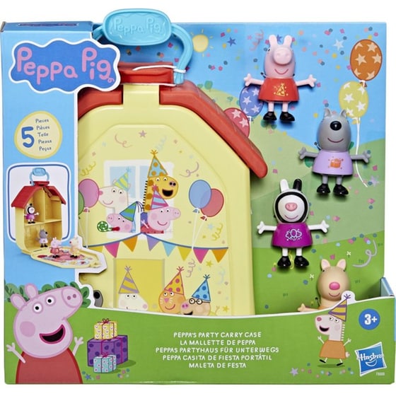 Hasbro Peppa Pig Party Carry Case Θήκη με 4 Φιγούρες (F8888) image 2