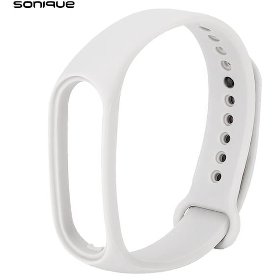 Λουράκι Sonique Σιλικόνης για Xiaomi Smart Band 7 - Λευκό image 0