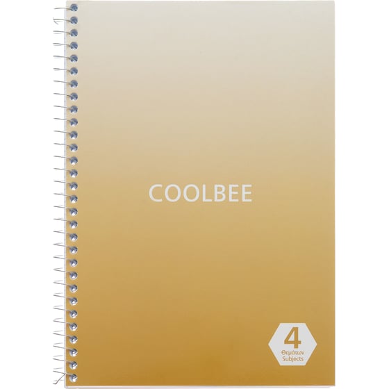 Τετράδιο Σπιράλ Coolbee Χάρτινο Α4 4 Θεμάτων Notes (1 Τεμάχιο) image 3