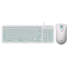 Alcatroz Jellybean U2000 Ενσύρματο Πληκτρολόγιο White/Mint (US)