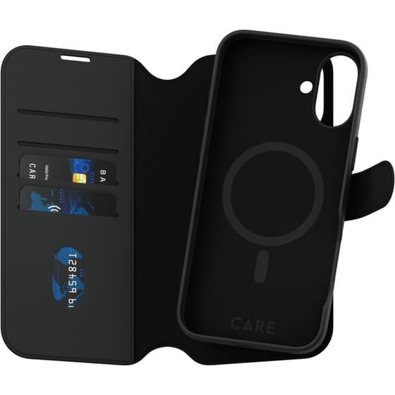 Θήκη Apple iPhone 16 Plus - PanzerGlass MagSafe Tango Two-In-One Wallet Case - Black image 0