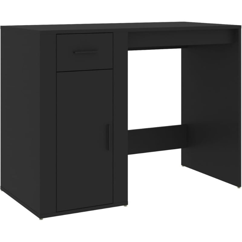 Γραφείο VidaXL από Επεξεργασμένο Ξύλο 100x49x75 cm - Μαύρο