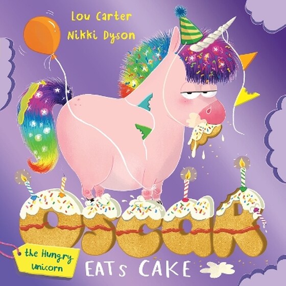 Oscar the Hungry Unicorn Eats Cake image 0