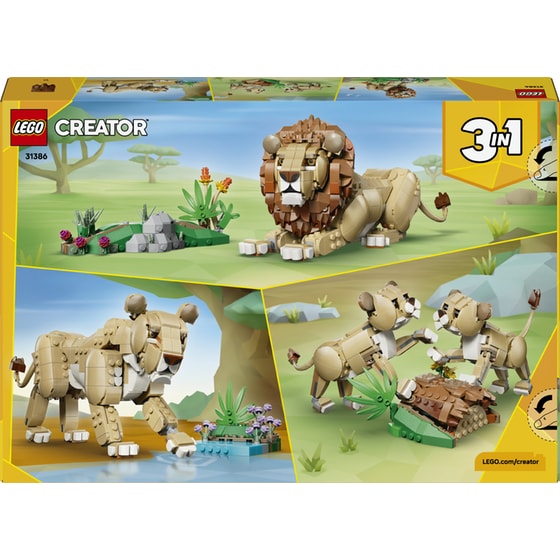 LEGO® Creator 3in1 Wild Animals: Majestic Lion (31386) image 8
