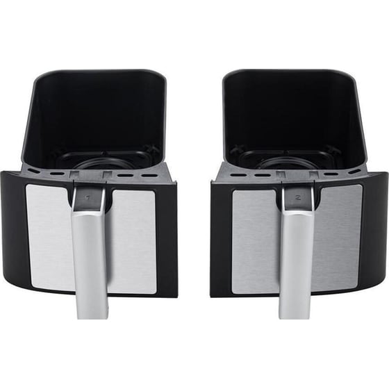 ROAYLTY LINE RL-AF-5409 με Διπλό Αποσπώμενο Κάδο 2400 W 8 L Inox Φριτέζα Αέρος image 3