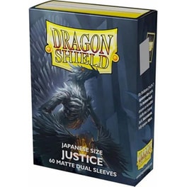 Dragon Shield Sleeves Japanese Small Size - Matte Dual Justice (60 Sleeves)