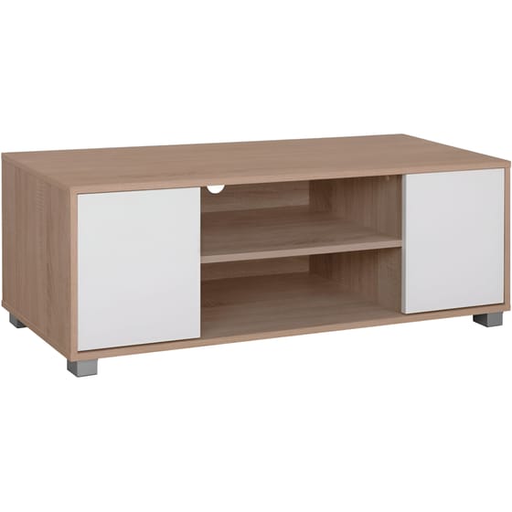 Έπιπλο Τηλεόρασης Polihome Essex 120x40x41cm - Μπεζ/Λευκό image 0