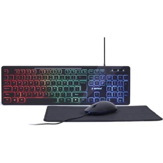 Gembird KBS-UML-01 Gaming Ενσύρματο Πληκτρολόγιο με διακόπτες και Φωτιζόμενα πλήκτρα (US) image 0