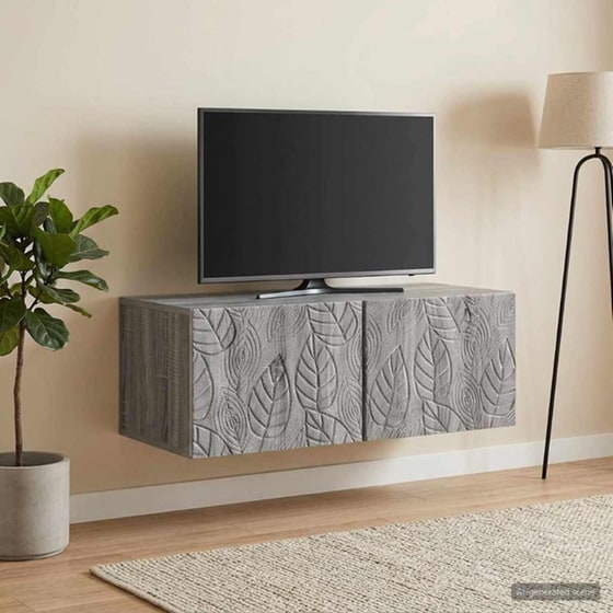 Επιτοίχιο Έπιπλο Τηλεόρασης VidaXL 78.5x41x30 cm - Γκρι Sonoma image 2