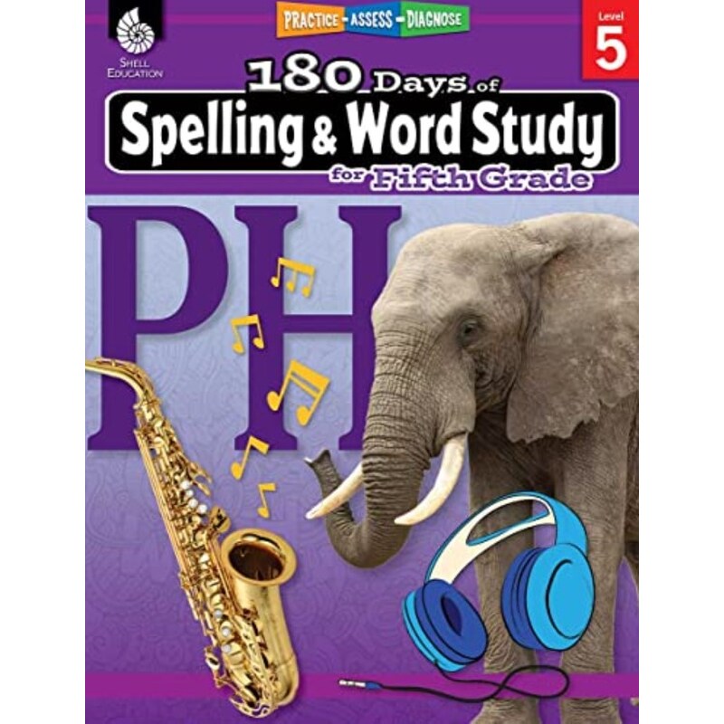 180 Days of Spelling and Word Study for Fifth Grade: Practice, Assess, Diagnose 1723983