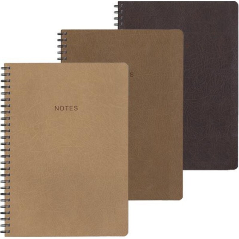 Τετράδιο Σπιράλ NEXT Α4 3 Θεμάτων Old Leather (1 Τεμάχιο)