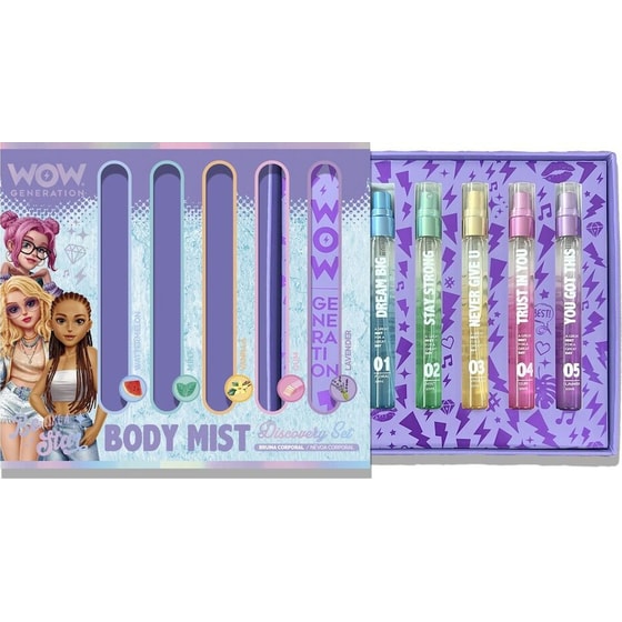 WOW Generation Παιδικό Σετ Σπρέι Αρώματα Σώματος Body Mist 5 Τμχ image 0