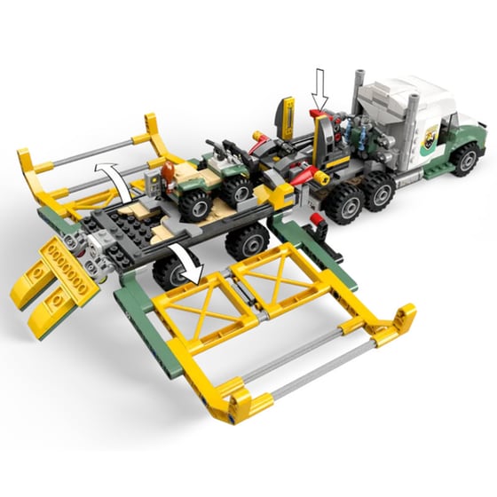 LEGO® Jurassic World Dinosaur Missions: Allosaurus Transport Truck (76966) image 6