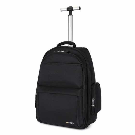 Σακίδιο Πλάτης Amber 17" Μαύρο 35L image 3