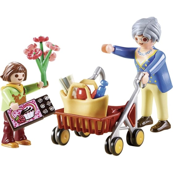 PLAYMOBIL® City Life Γιαγιά με Εγγονή (70194) image 2