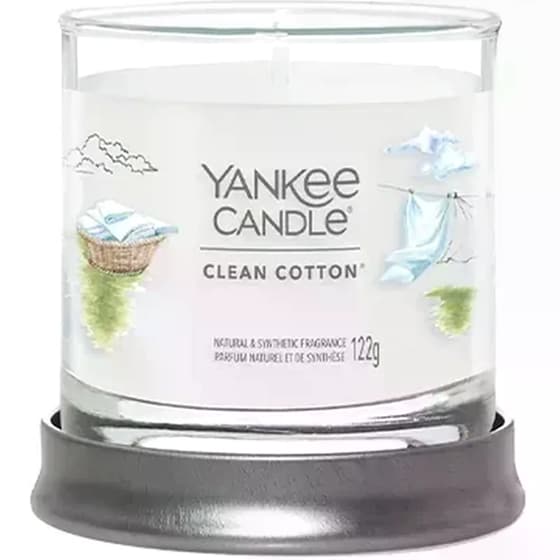 Κερί Yankee Candle Small Tumbler Clean Cotton image 1