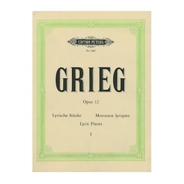 Βιβλίο Για Πιάνο Edition Peters Grieg - Lyric Pieces, Op.12, Vol.1