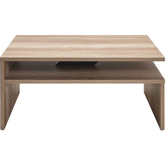 Τραπεζάκι Σαλονιού Spitishop από MDF 90x90x42cm - Καφέ image 1