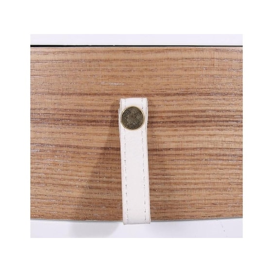 Τραπεζάκι Σαλονιού Aria Trade MDF 35x46.5x35 cm - Λευκό image 2