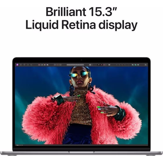 Apple MacBook Air with M3 Chip 15.3''QHD (Apple M3/16GB/256GB SSD/MacOs) Space Grey image 3