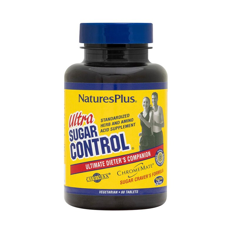 Μέταλλα Natures Plus Ultra Sugar Control - 60 ταμπλέτες