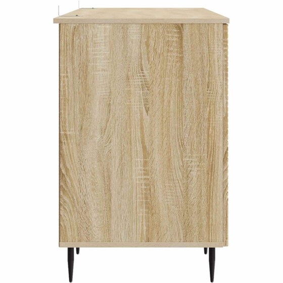 Γραφείο VidaXL από Επεξεργασμένο Ξύλο 142,5x50x75 cm - Sonoma Δρυς image 1