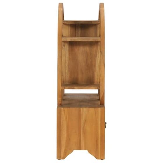 Vidaxl Έπιπλο Με Ραφιέρα Σχέδιο Γιν Γιανγκ 68x26x83 Εκ Μασίφ Ξύλο Teak image 4