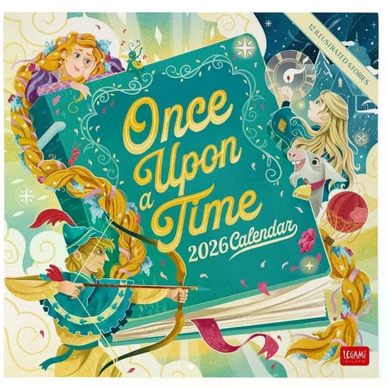 Ημερολόγιο Τοίχου Legami 2026 Once Upon a Time 30x29cm image 0