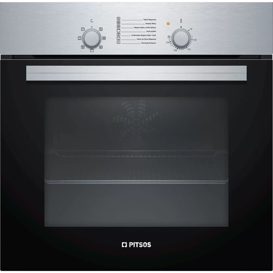 PITSOS PH00M00X1 & CRE611S06 66 Lt Inox Eντοιχιζόμενο Σετ Φούρνος και Εστία image 2
