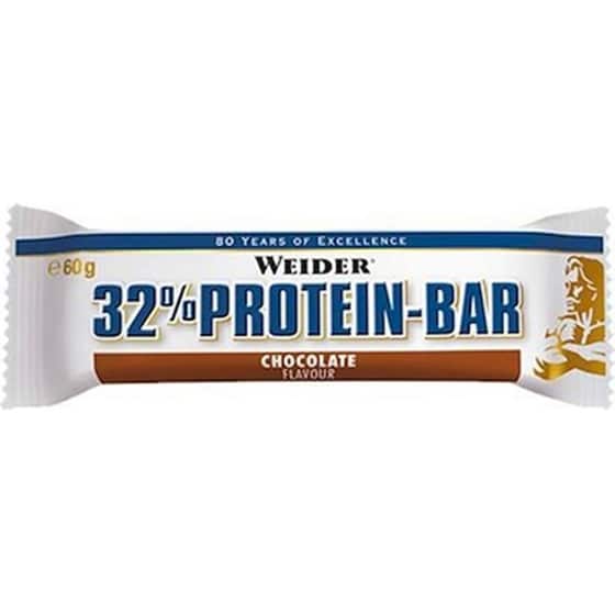 Μπάρες Πρωτεΐνης 60gr  Weider 32% Protein Bar Σοκολάτα  - 12 Τμχ image 1