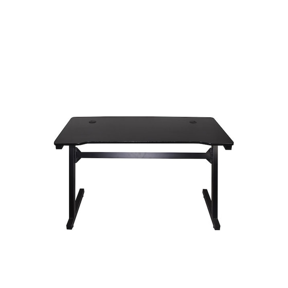 Γραφείο Gaming Woodwell Τ. από Carbon Steel και Μελαμίνη 120x60cm - Μαύρο image 0