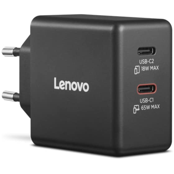 Τροφοδοτικό Laptop Lenovo 40AW065BEU USB-C 65W GaN - Μαύρο image 1