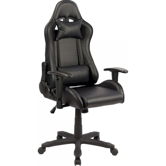 Καρέκλα Γραφείου/ Gaming 24Mall Raider Pro Υφασμάτινη - Μαύρο image 0