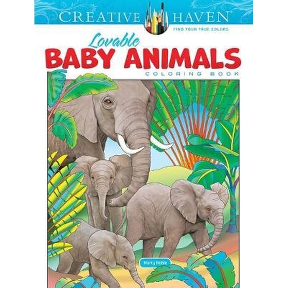 Creative Haven Lovable Baby Animals Coloring Book image 0