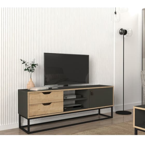Έπιπλο Τηλεόρασης 24Mall Barbara  από Μοριοσανίδα 150x35x53.2 cm - Πολύχρωμο image 5