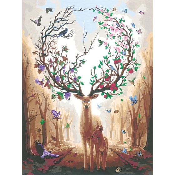 Ravensburger CreArt Canvas Edition Shades of Santorini - Ελάφι image 1