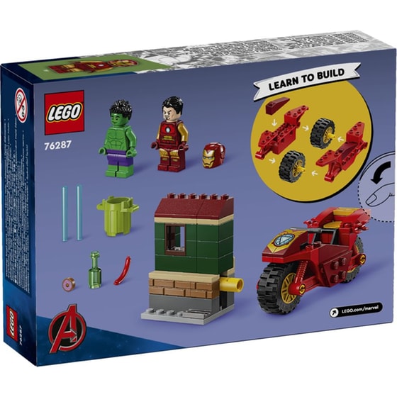 LEGO® Marvel Iron Man with Bike and The Hulk (76287) image 2