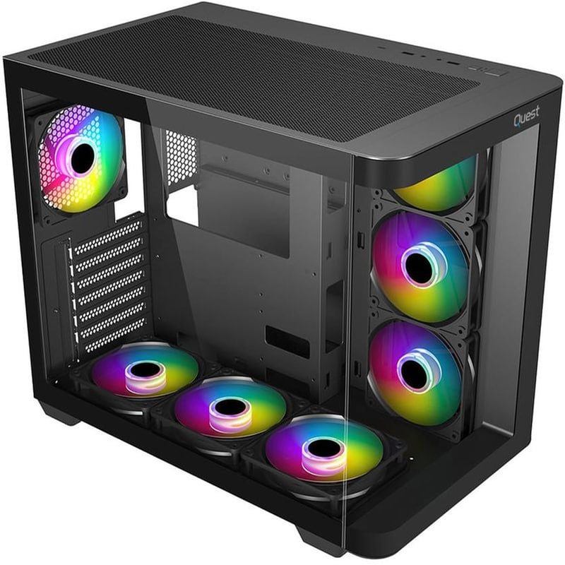 QUEST Desktop Quest (AMD Ryzen 5-5600GT/16GB/500 GB SSD/Radeon Graphics/Win11Home)