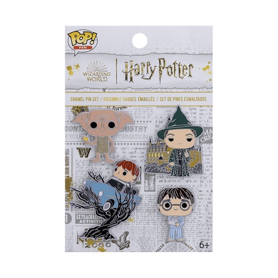 Funko Pop! Pin - Wizarding World: Harry Potter - Chamber Of Secrets 4-Pack Pin Set image 5