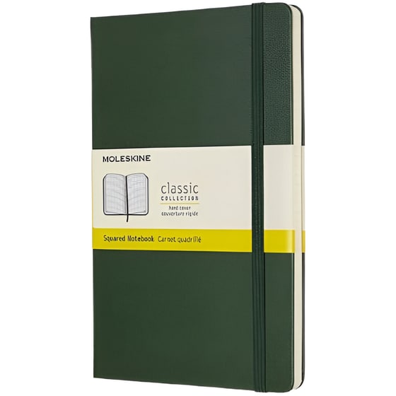 Σημειωματάριο Moleskine Καρέ Large Πράσινο (1 Τεμάχιο) image 0