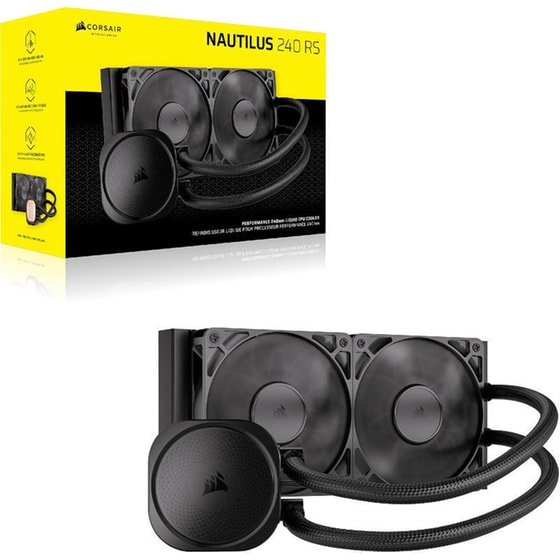 Υδρόψυξη Επεξεργαστή Corsair Nautilus 240 RS 120mm - Μαύρο image 2