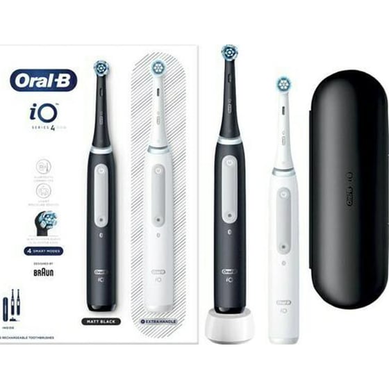Σετ Ηλεκτρικές Οδοντόβουρτσες ORAL-B iO Series 4 DUO - Μαύρο/Λευκό image 0