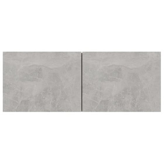 Έπιπλα Τηλεόρασης VidaXLΜοριοσανίδα 3 Τμχ 80x30x30 cm - Γκρι image 5