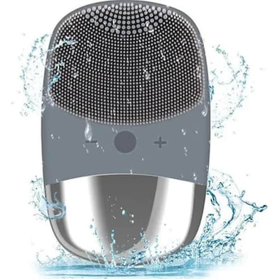 Anlan Βούρτσα Καθαρισμού - Mini Silicone Electric Facial Brush Aljmy04-0g Γκρι image 0